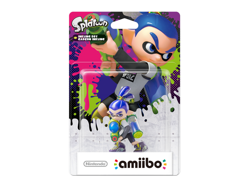 Nintendo Amiibo Inkling Boy Blue - (Splatoon Collection)