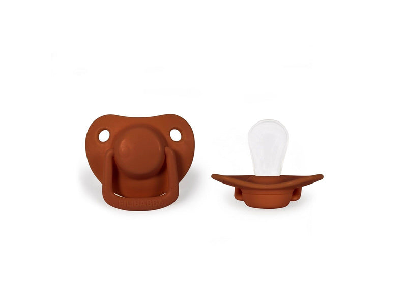 Filibabba Pacifiers 2-pack - Rust 0-6 months