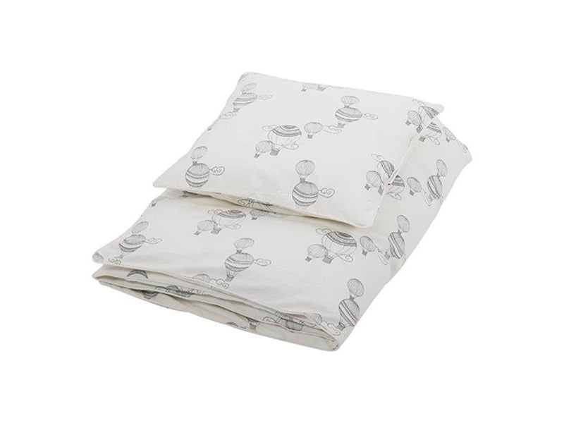 Filibabba Junior bedlinen - Airballoon white - SWEDISH DIMEN