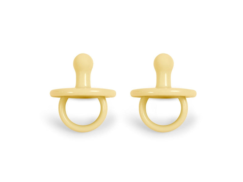 Filibabba Silicone pacifier 2-pack - Pale banana