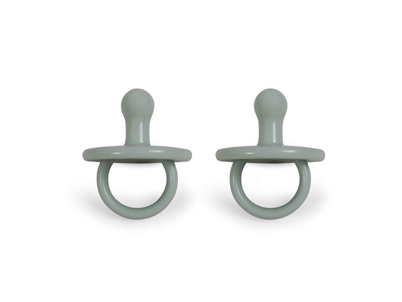Filibabba Silicone pacifier 2-pack - Moss green