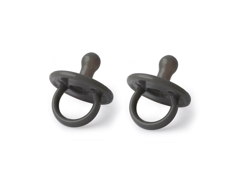 Filibabba Silicone pacifier 2-pack - Stone grey