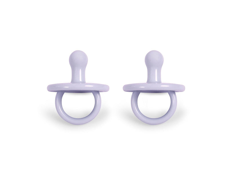 Filibabba Silicone pacifier 2-pack - Fresh violet