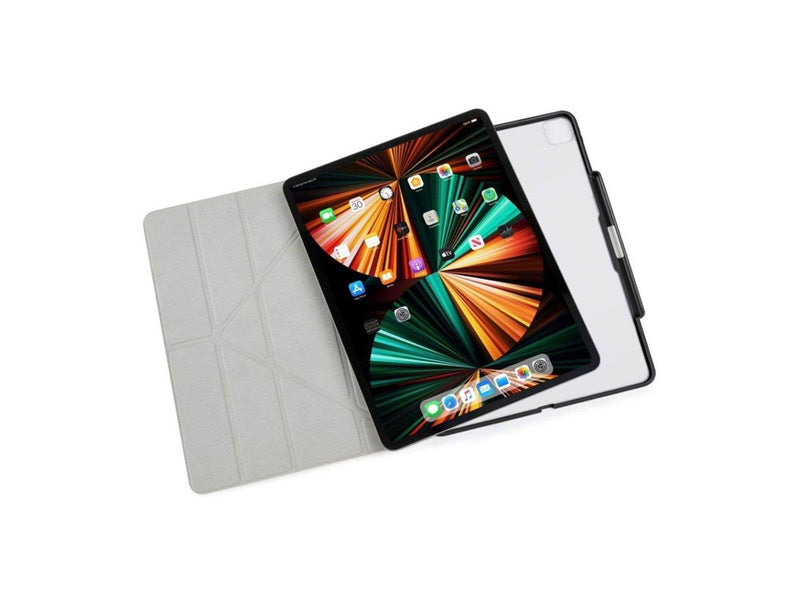 Pipetto iPad Pro 12.9" (2021) Origami No3 Pencil Case - Black