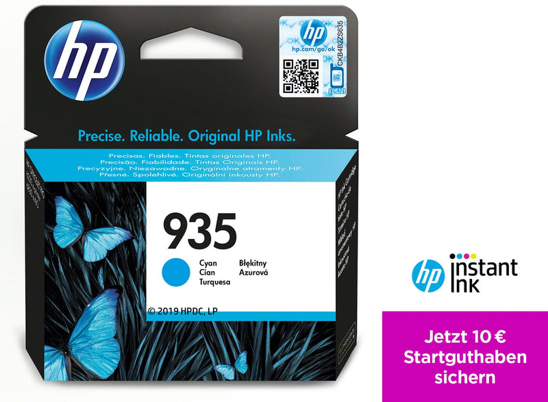 HP Original 935 Druckerpatrone cyan 400 Seiten 4,5ml (C2P20AE)