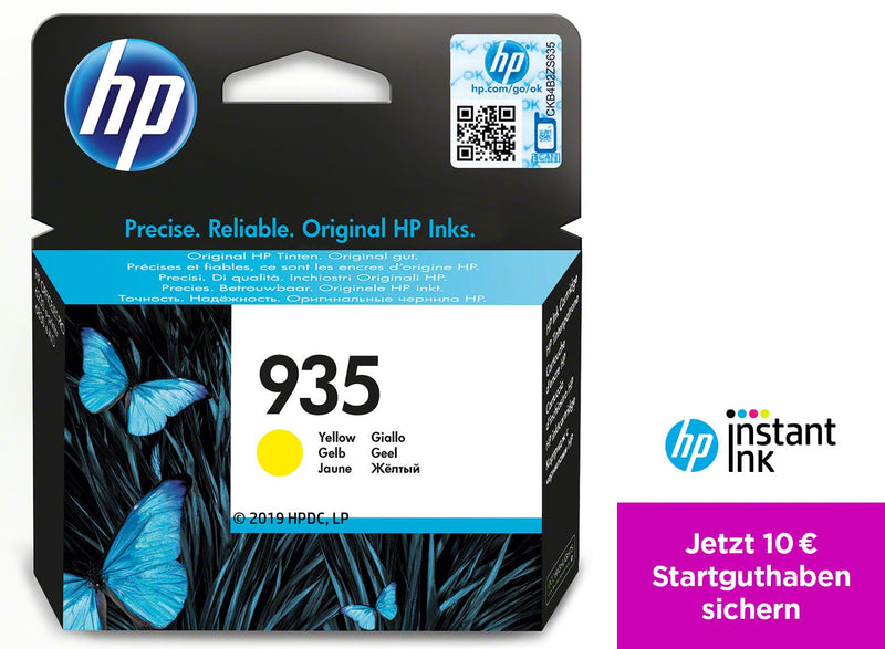 HP Original 935 Druckerpatrone gelb 400 Seiten 4,5ml (C2P22AE)