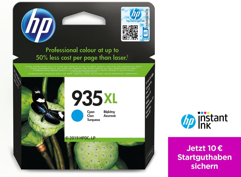 HP Original 935XL Druckerpatrone cyan 825 Seiten 9,5ml (C2P24AE)