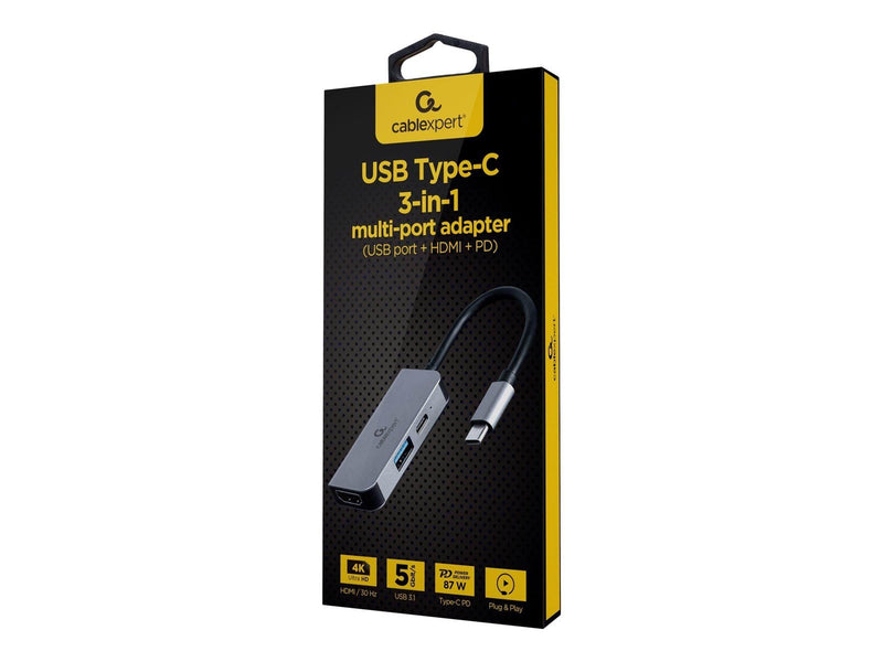Gembird Cablexpert A-CM-COMBO3-02 - docking station - USB-C 3.1 - HDMI