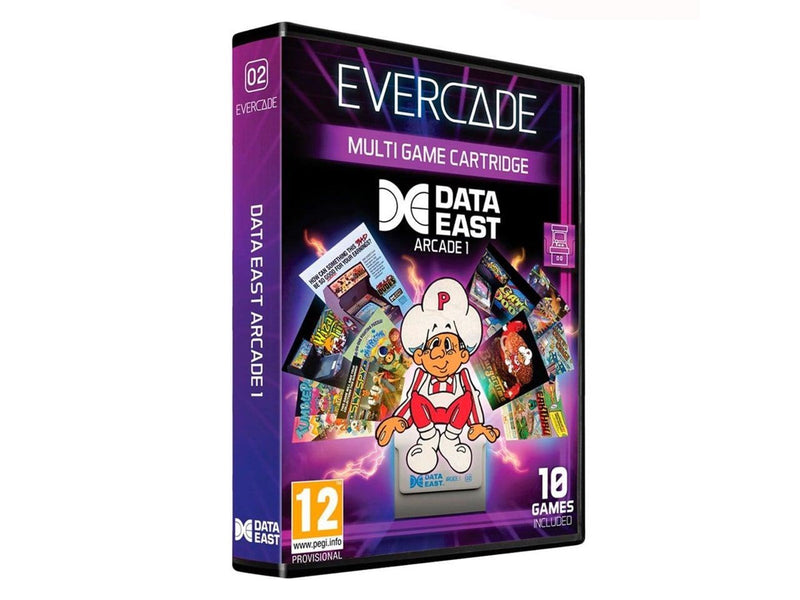 Data East Arkade 1 - Evercade - PEGI 12