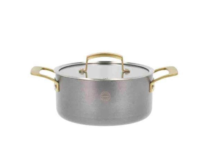 Pillivuyt Gourmet Durance Saucepan with Lid Dia 20 cm 2.9 litres Steel