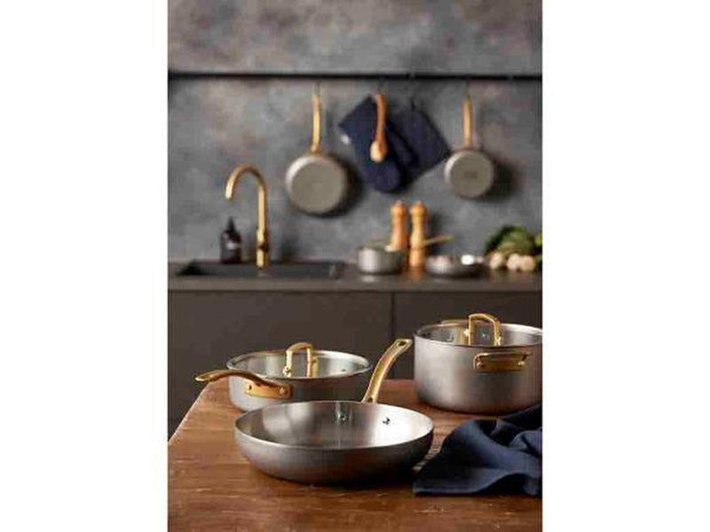Pillivuyt Gourmet Durance Saucepan with Lid Dia 20 cm 2.9 litres Steel