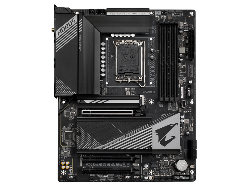 GIGABYTE B760 AORUS ELITE AX DDR4 Mainboard - Intel B760 - Intel LGA1700 socket - DDR4 RAM - ATX