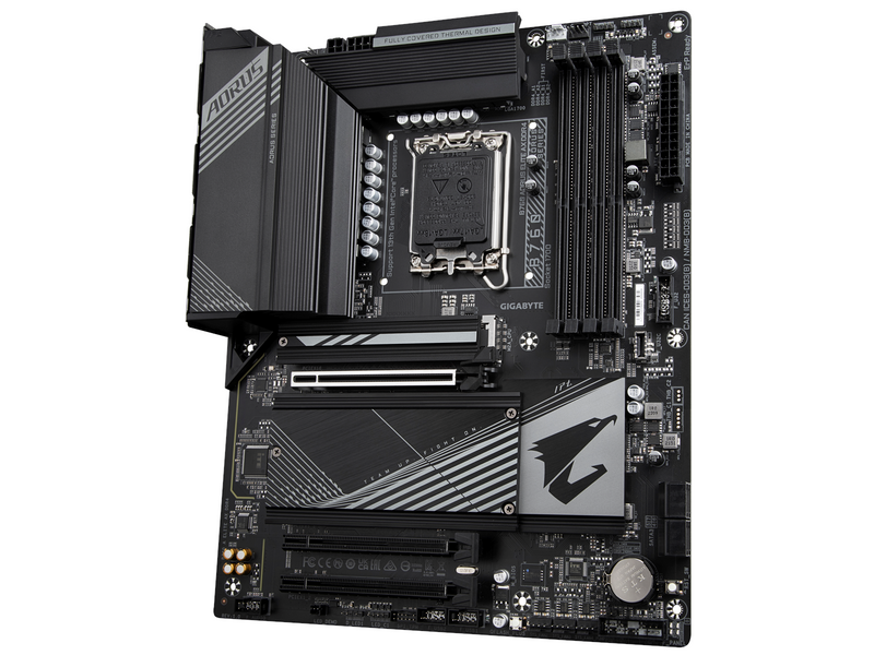 GIGABYTE B760 AORUS ELITE AX DDR4 Mainboard - Intel B760 - Intel LGA1700 socket - DDR4 RAM - ATX