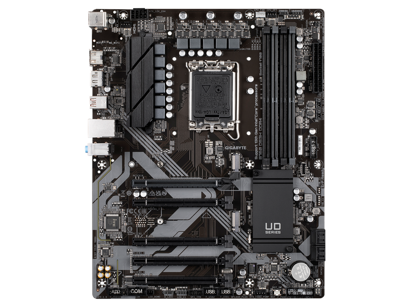 GIGABYTE B760 DS3H DDR4 Mainboard - Intel B760 - Intel LGA1700 socket - DDR4 RAM - ATX