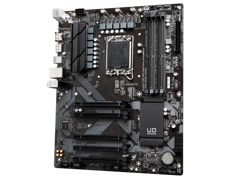 GIGABYTE B760 DS3H DDR4 Mainboard - Intel B760 - Intel LGA1700 socket - DDR4 RAM - ATX