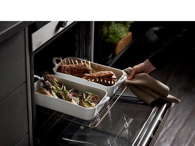 Pillivuyt Toulouse Dish 31 x 18 x 6.5 cm 2.2 liters 2 pcs. White