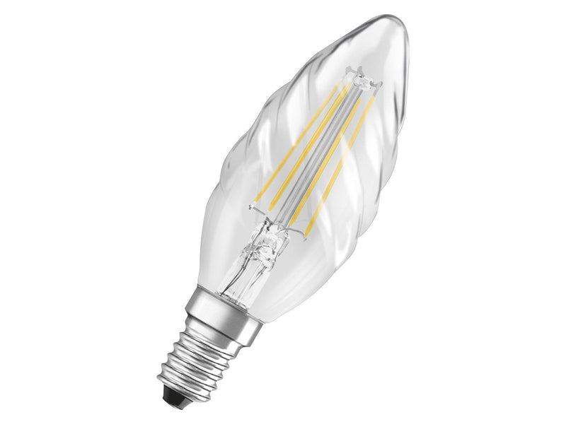 Osram LED-Lampe Comfort Candle Filament 3,4W/940 (40W) Clear Dimmble E14