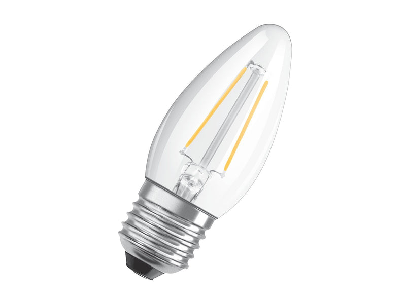 Osram LED-Lampe Candle 4.8W/827 (40W) Clear Dimmable E27