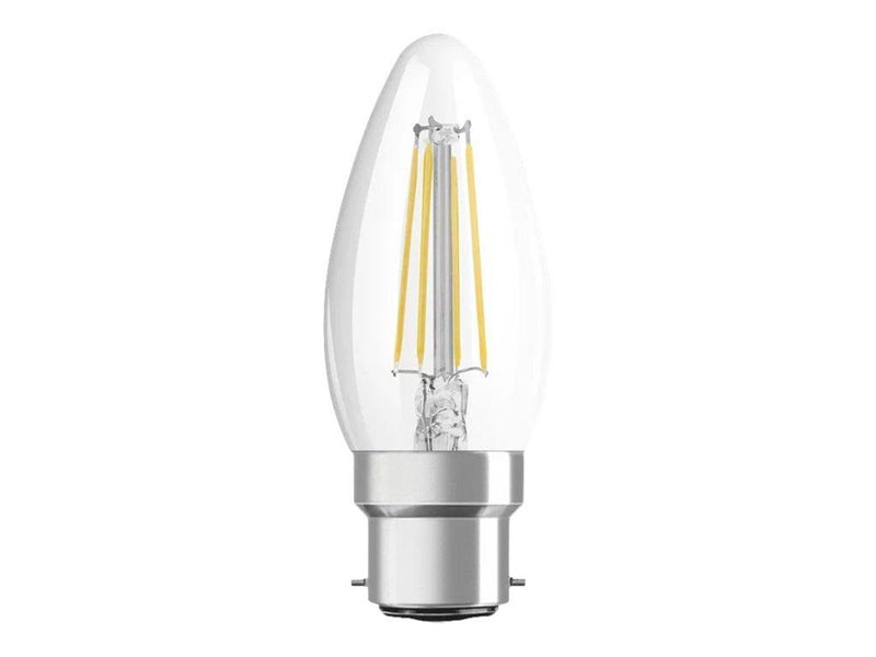 Osram LED-Lampe Candle Filament 4W/827 (40W) Clear B22d