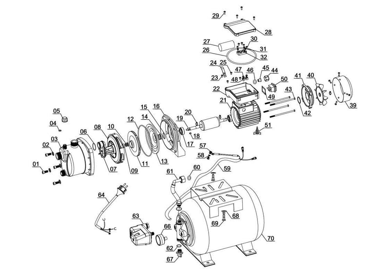 Einhell Hauswasserwerk GC-WW 6538 Set (4173193)