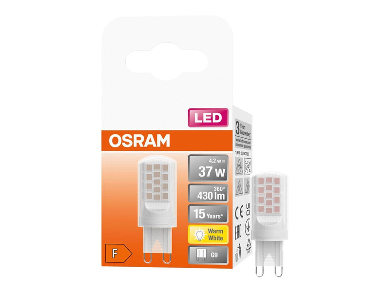 Osram LED-Lampe Special PIN 4.2W/827 (37W) G9