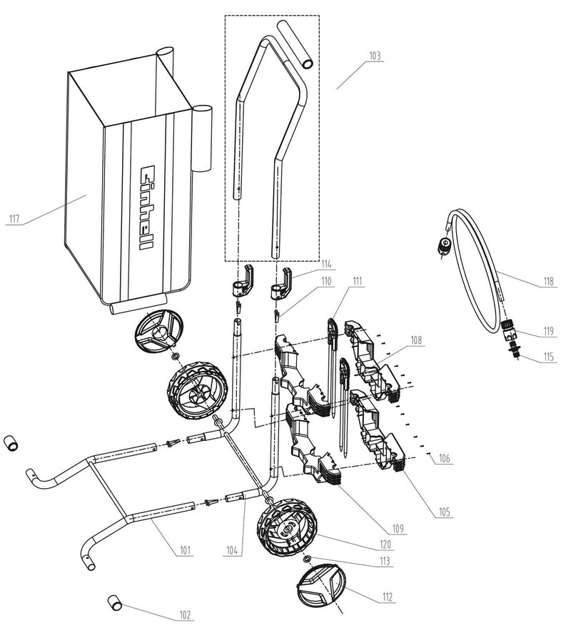 Einhell Schlauch- & Transportwagen (4173772)