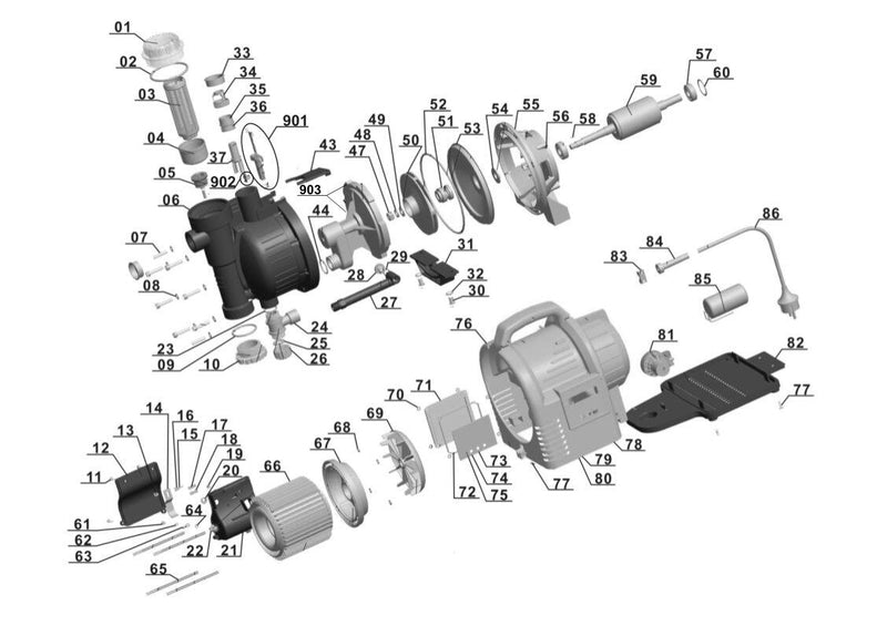 Einhell Hauswasserautomat GC-AW 9036 (4176720)