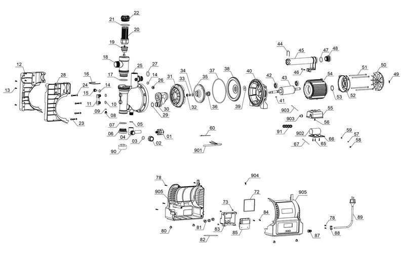 Einhell Hauswasserautomat GE-AW 1042 FS (4177010)