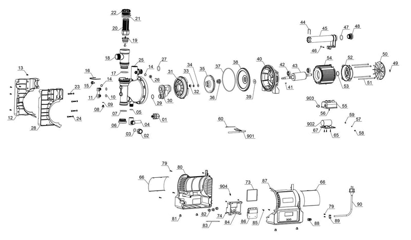 Einhell Hauswasserautomat GE-AW 1246 N FS (4177020)