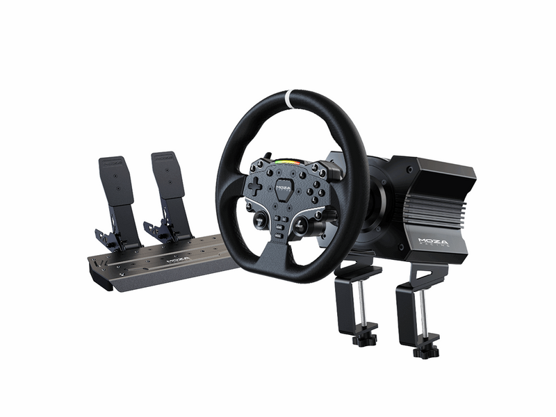 Moza Racing R5 Racing Bundle (R5 direct-drive wheelbase ES Steering Wheel SR-P Lite Pedal) - Miscellaneous Steering wheel & Peda