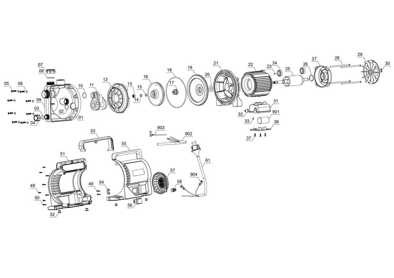 Einhell Gartenpumpe GC-GP 1045 (4180340)