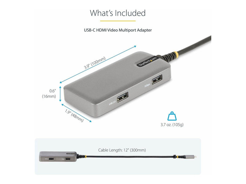 StarTech.com 104B-USBC-MULTIPORT