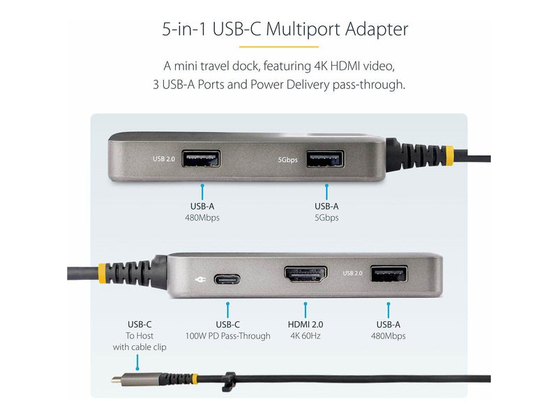 StarTech.com 104B-USBC-MULTIPORT