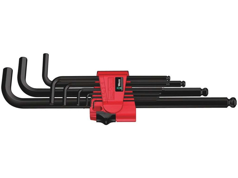 Wera 950 PKL/9 BM N Winkelschlüsselsatz, metrisch, BlackLaser, 9-teilig