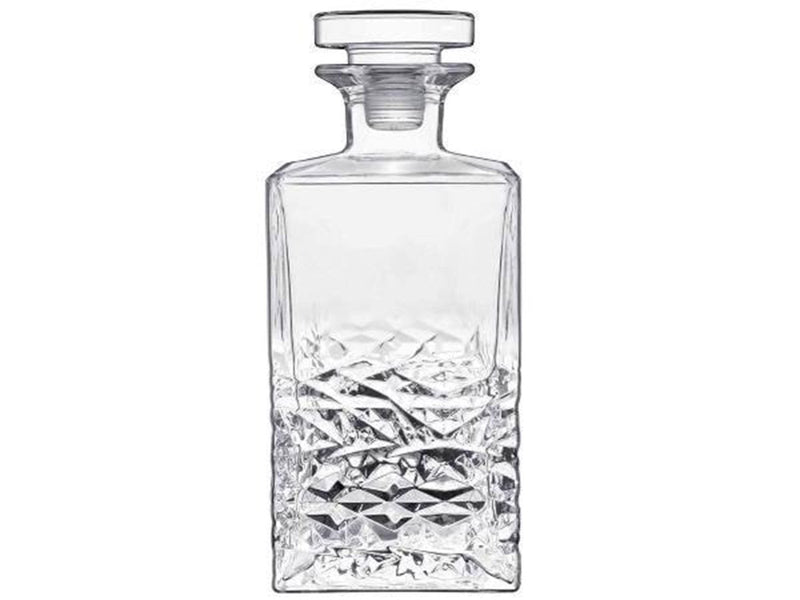 Luigi Bormioli Textures Carafe 8.5 x 8.5 x 20.7 cm 75 cl Clear