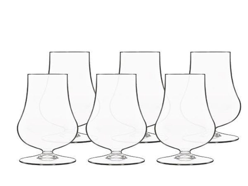 Luigi Bormioli Tentazioni Rum glass/whiskey glass tester 23 cl 6 pcs. Clear