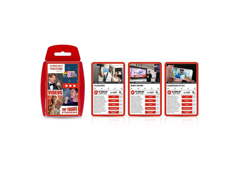 Winning Moves Top Trumps Gen Z - Guide to YouTube Trends Card Game (ENGLISH)