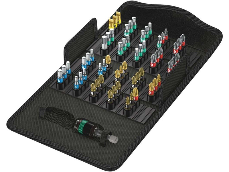 Wera Bit-Sortiment, Bit-Safe 61 BiTorsion 1, 61-teilig