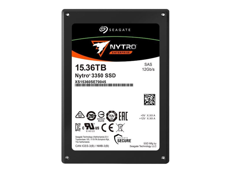 Seagate Nytro 3350 XS15360SE70045 - SSD - Scaled Endurance - 15.36 TB - SAS 12Gb/s