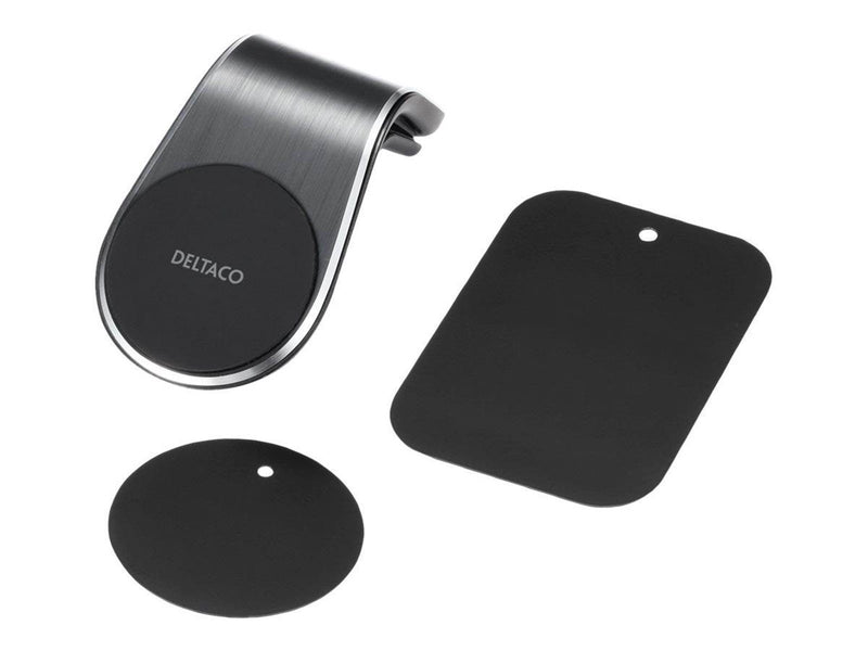 Deltaco ARM-C104 - car holder for mobile phone - magnetic angled slim
