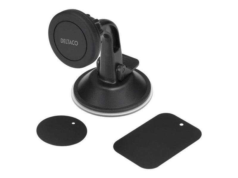 Deltaco ARM-C103 - car holder for mobile phone - magnetic suction mount
