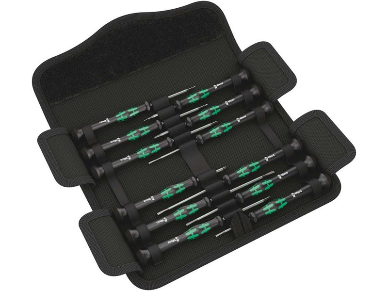 Wera Kraftform Micro-Set/12 SB 1 Elektroniker-Schraubendrehersatz, 12-teilig
