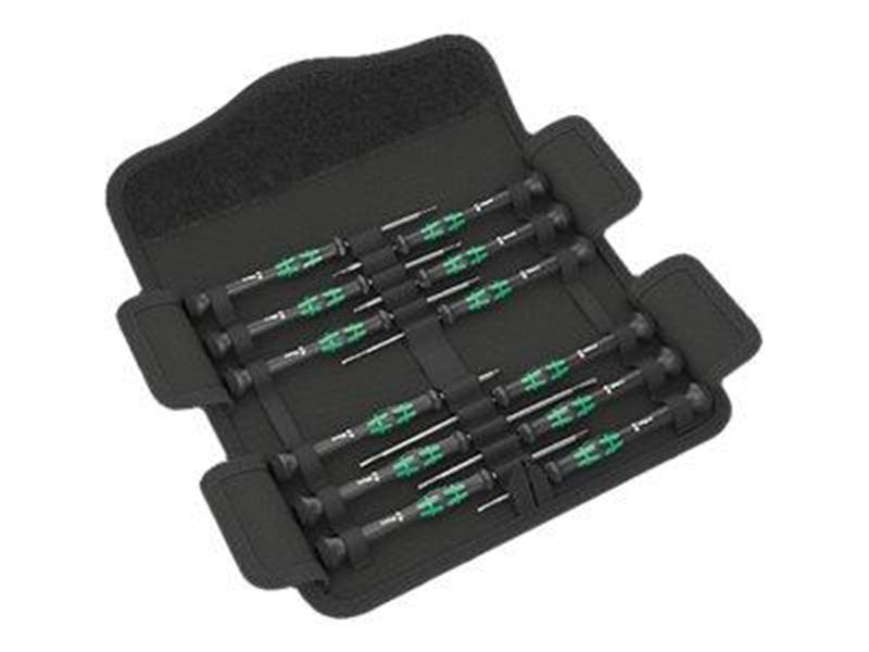 Wera Kraftform Micro-Set/12 SB 1 Elektroniker-Schraubendrehersatz, 12-teilig