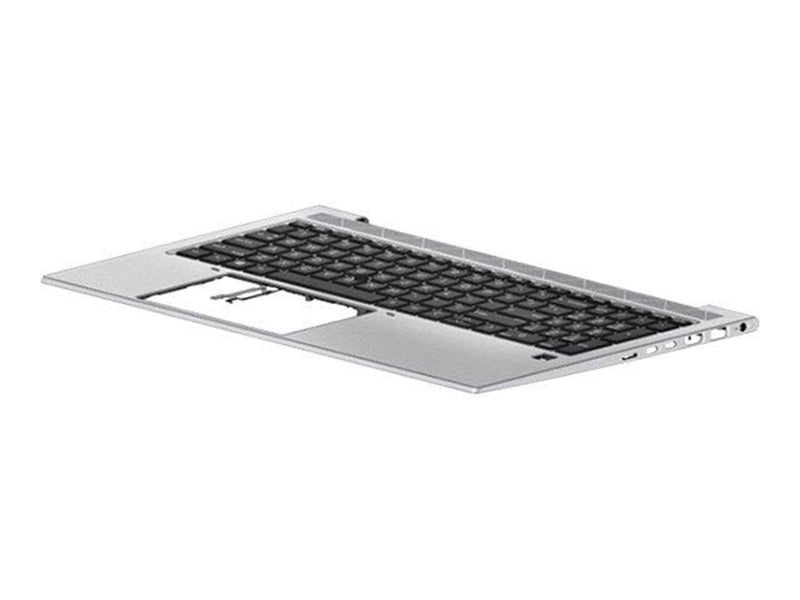 HP - top cover with keyboard (backlit) - Silber