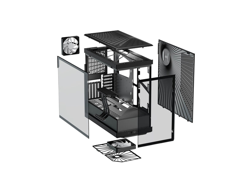 HYTE Y40 - Black - Gehäuse - Miditower - Schwarz