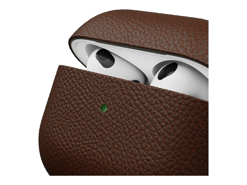 KeyBudz Artisan Series Leather Case - Handcrafted Leather Case for your Airpods 3