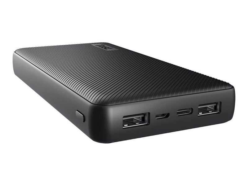 Trust Primo power bank - Li-pol - 2 x USB USB-C - 15 Watt Powerbank (Akku) - schwarz - 20000 mAh