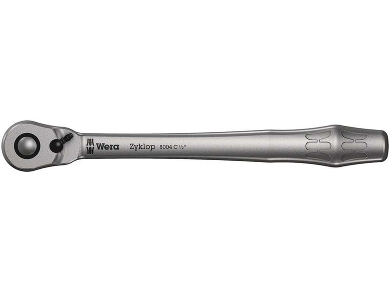 Wera 8004 C Zyklop Metal-Knarre mit Umschalthebel mit 1/2"-Antrieb , 1/2 Zoll x 281 mm