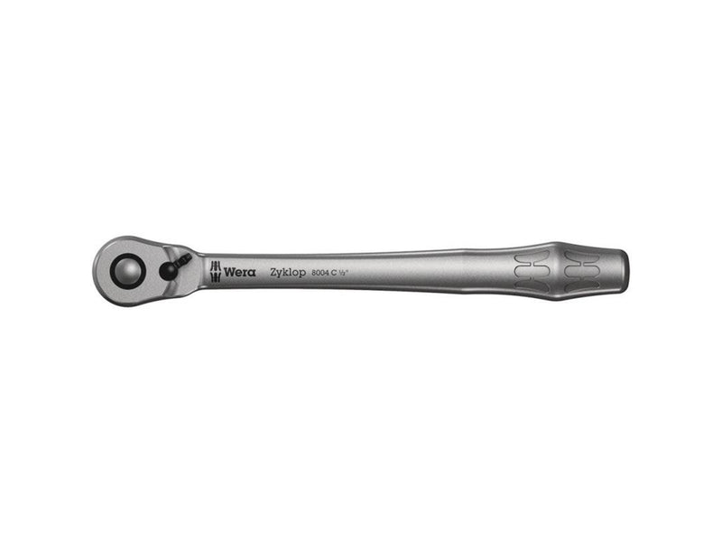 Wera 8004 C Zyklop Metal-Knarre mit Umschalthebel mit 1/2"-Antrieb , 1/2 Zoll x 281 mm