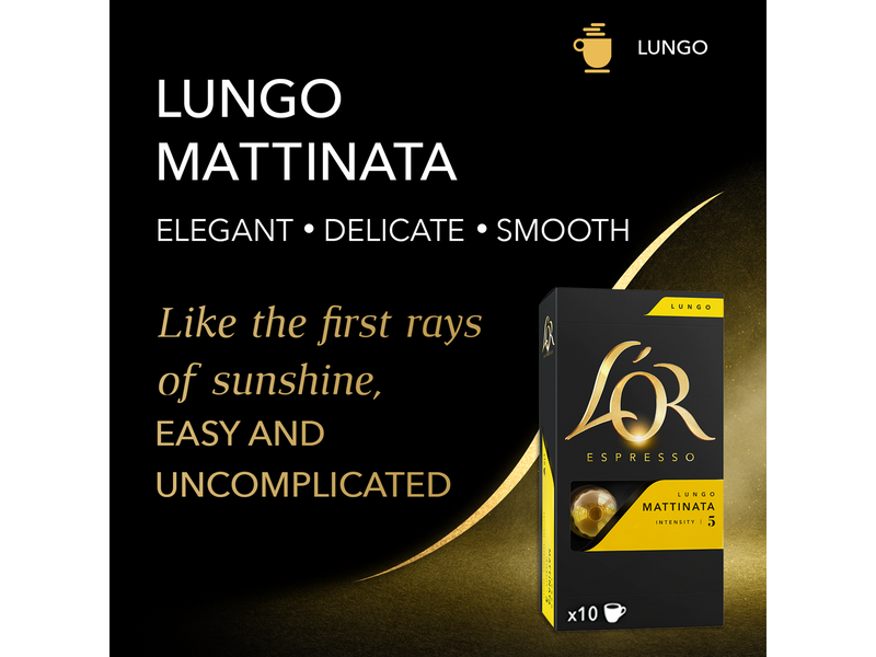 L'OR Capsules Lungo Mattinata - 10 pcs
